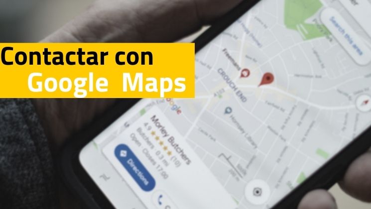Como contactar google maps