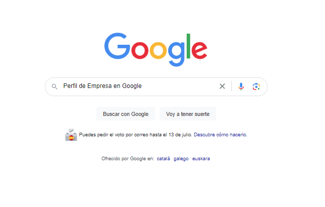 Primer paso para verificar Google My Business en 2023