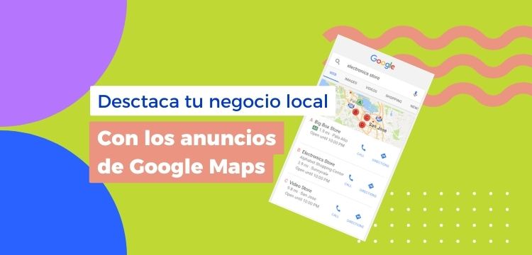 Portada de blog para la entrada: anuncios en Google Maps