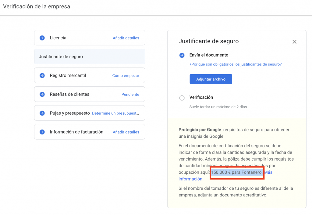 google local ads seguro