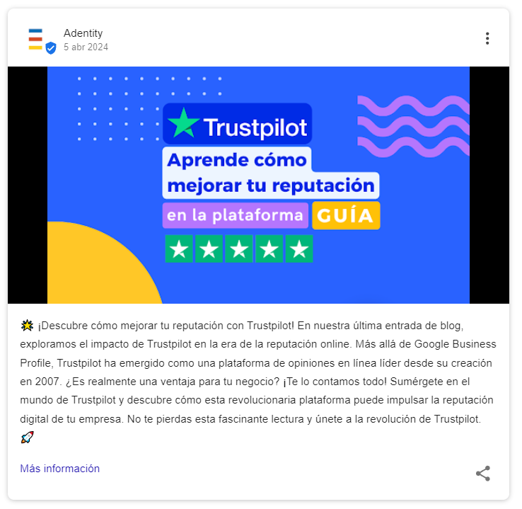 Google Post: ¿cómo utilizarlos en tu Perfil de Empresa?