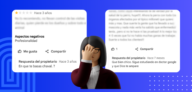 ejemplos de como no responder a una reseña por parte de un propietario